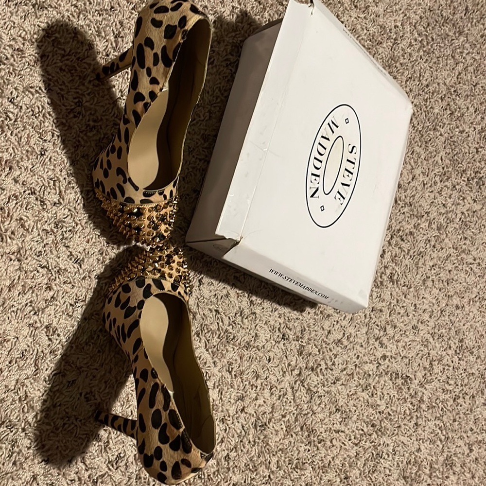 Steven Madden Leopard Print Heels